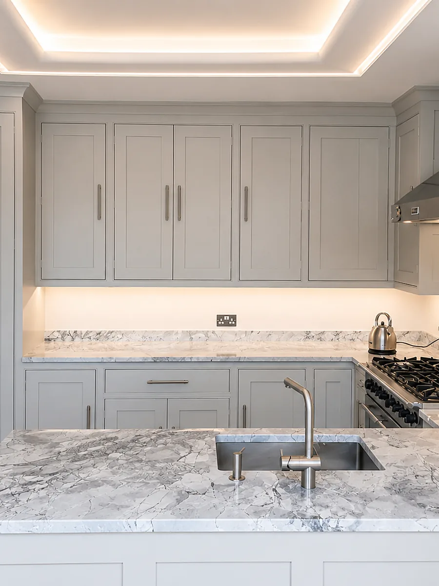 Kitchen detail from a Chelsea & Kensington project