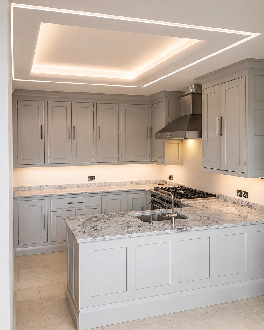 Bespoke handmade kitchen fitted in London