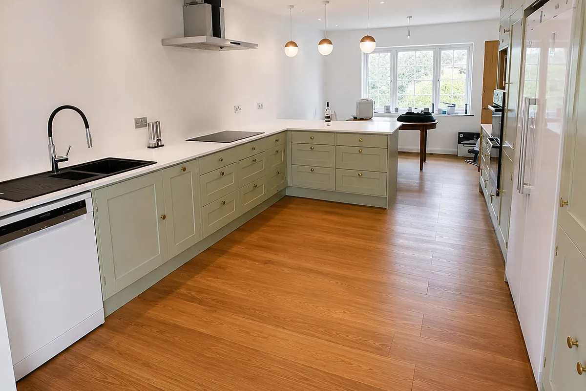 Sage Green Shaker Kitchen